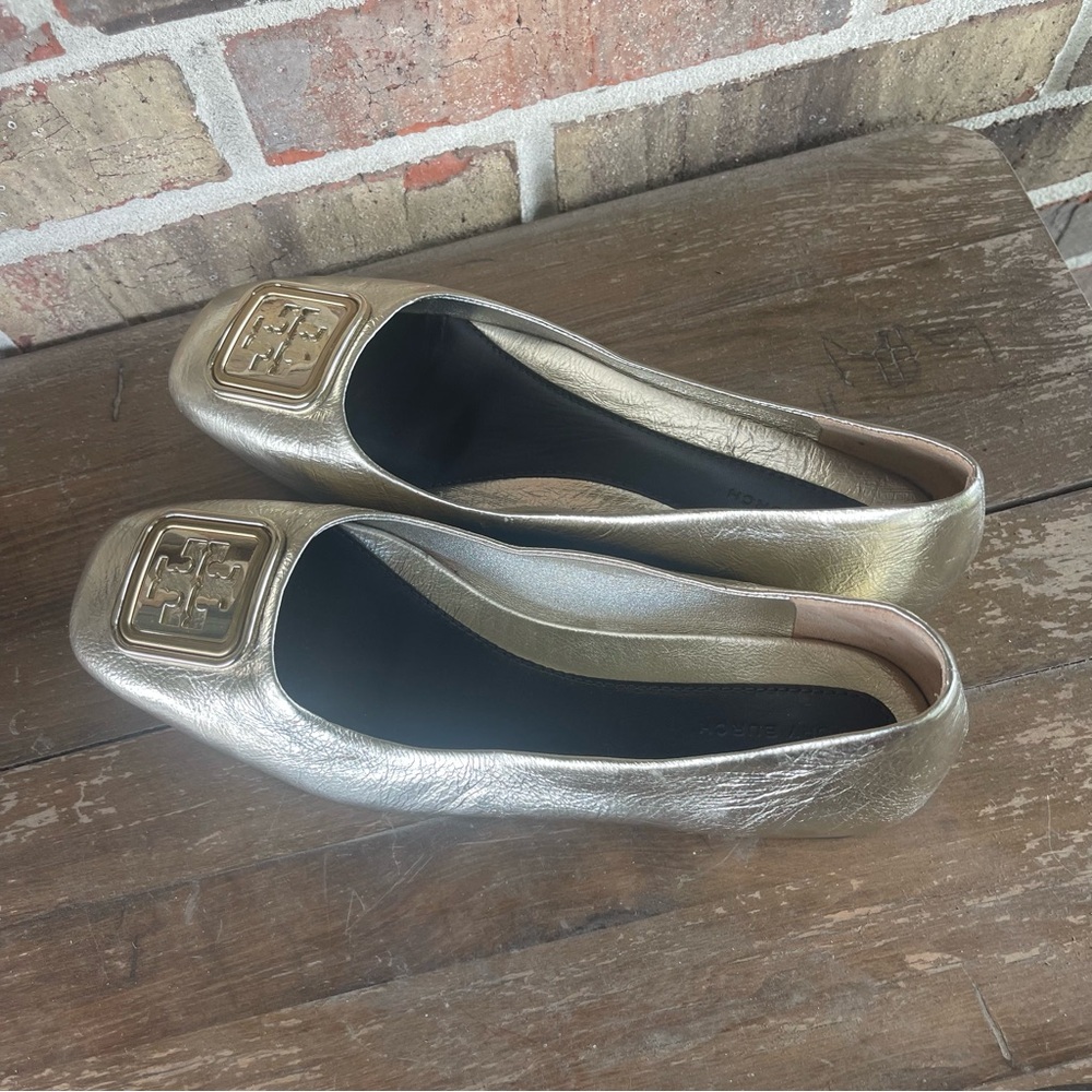 Tory Burch Georgia Ballet Flat Size 8.5 sb3 - Picture 6 of 10